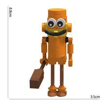 Tung Tung Tung Sahur Creative Building Block Model Toy, Brainrot Character Action Figure Set, DIY Assembly Decor - 844 - View 6