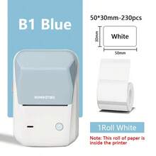 Niimbot B1 迷你便携式热敏打印机不干胶标签机口袋打印机标签机蓝牙 Niimbot B1 - 藍色 - 查看 7