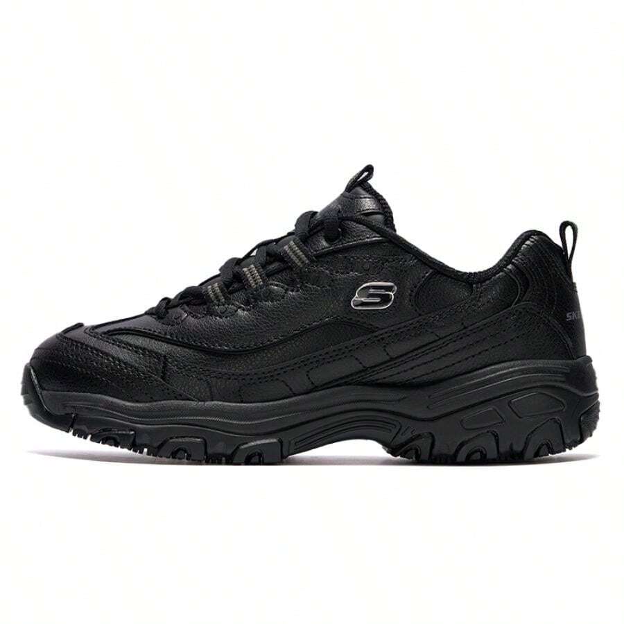 Skechers Tenis casuales y livianos, transpirables, para mujeres para uso diario, caminar, deportes 76605-BLK - Negro - Ver 1