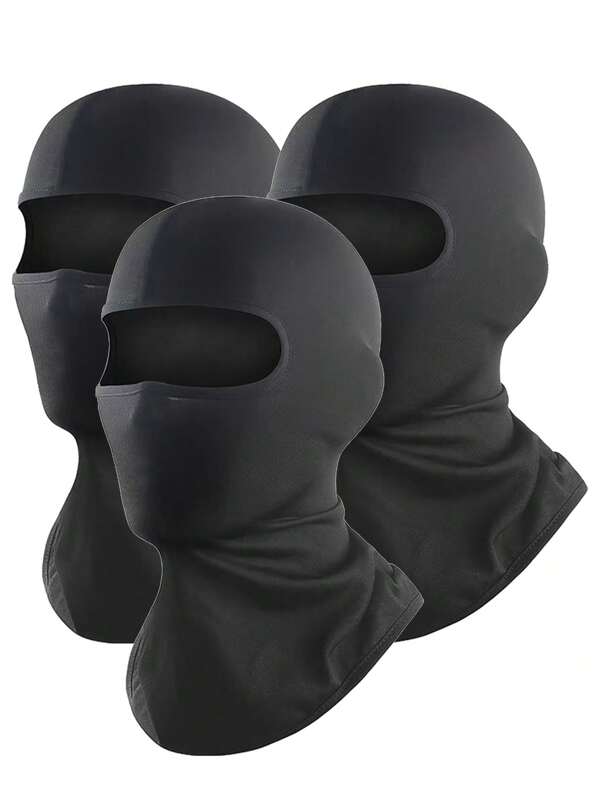 2Pcs Ski Mask For Men Balaclava Face Mask UV Protection Summer Face Mask Balaclava Full Face Mask Breathable Hood For Outdoor Use