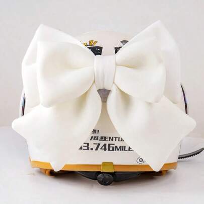 1 件蝴蝶结摩托车头盔装饰车尾蝴蝶结装饰、头盔改装装饰、滑雪头盔蝴蝶结配件、电动车头盔蝴蝶结配件、摩托车、电动车、自行车配件、骑行配件、滑雪配件、骑行装饰、滑雪装饰、圣诞节头盔装饰、万圣节头盔装饰、亡灵节头盔装饰