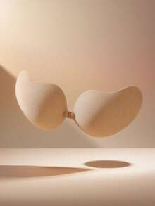 4/2/1件装粘性硅胶露背聚拢文胸,前扣式文胸,丰胸 - 透气亲肤罩杯,适合A-D罩杯,可多次使用,深V露背连衣裙 - 彩色 - 查看 4