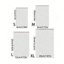 100/200 piezas Bolsas de OPP autoadhesivas y resellables, bolsas de plástico transparentes y reutilizables con sellado, bolsas de plástico selladas a granel para empaquetar pequeños regalos, recuerdos de fiesta y juguetes