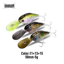 Kingdom Crazy Crankbaits Slow Sinking Fishing Lures Mini Minnow Swing Small Cranks Hard Baits 5g 50mmm Wobblers Fishing Tackle 1pc 2pcs 3pcs 6pcs