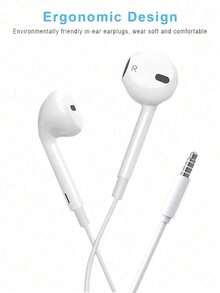 Écouteurs intra-auriculaires haut de gamme avec connecteur USB-C, écouteurs avec contrôle filaire à trois boutons pour contrôler la musique, les appels téléphoniques et le volume, compatibles avec iPhone 16/16 Plus/16 Pro/16 Pro Max, iPhone Série 15, Galaxy S24/S23/S22, CarPlay, iPad, Pixel - Gris