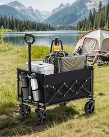 SONGMICS Portable Shopping Carts - Black - View 5
