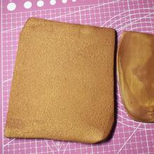 2支装可重复使用的粘土纹理擀面杖，粗糙哑光表面，适用于聚合物粘土首饰DIY，不粘且易于使用，可打造砂岩和做旧效果 - 黃色 - 查看 8