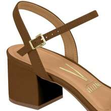 Vizzano Women's Low Square Heel Sandal 6291.900 - Coffee Brown - View 3