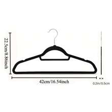 100/60/20/10/5 Packungen Premium Samtkleiderbügel mit Krawattenhalter - rutschfeste und belastbare Kleiderbügel (42cm), 360° drehbare Haken für Jacken, Hoodies, Pullover - platzsparende Samt-Anzugbügel