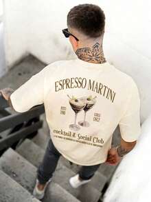 Men T-Shirts - 杏色 3 - 查看 4