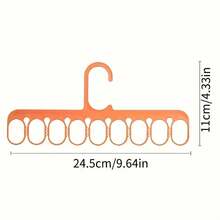10 件 8 齿袜夹，衣柜收纳架，用于帽子、领带、袜子、毛巾，适用于家庭、旅行和儿童/婴儿房