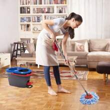 10 Pack Mop Replace Heads Compatible With OCedar Easywring Rinseclean 2Tank System Spin Mop Head Replacement Microfiber Mop Refills For Deep Cleaning Washable And Reusable