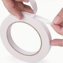 1-10 卷迷你高端双面工艺胶带，多尺寸强力双面胶带，双面安装胶带，强力耐用粘合剂，适用于办公室、学校、DIY 工艺品、剪贴簿、艺术、卡片制作、礼品包装 - 防水纸胶带适用于 DIY 气球装饰、DIY 照片剪贴簿胶带、礼品包装