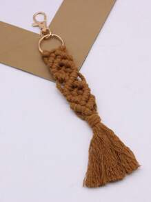 Rope Woven Cute Key Chain Pendant, Versatile Accessory For Bags, Clothing Gift Souvenir Travel Essentials Travel Accessories Vacation Summer Holiday Back To School