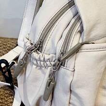 Lightweight Travel Backpack With Removable Shoulder Strap: Nylon Crossbody Bag Waterproof, Practical For Everyday & Outdoor Use, School Backpack - Beige - View 4