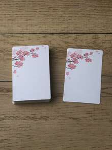 20张方形空白DIY涂鸦卡，厚纸板单词卡，图案卡DIY卡，白色牛皮纸卡，节日必备，多种图案选择 - 藤蔓 - 查看 16