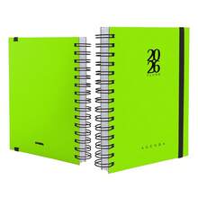 iscool Agenda Plus 2025 Hard Cover Spot Neon Colors - màu xanh lá - Xem 2