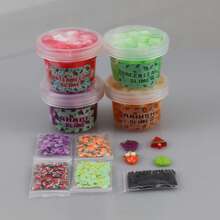 100ml Large Capacity Slime Crystal Mud, Coconut Transparent Fruit Putty, Stress Relief Rubber Toy, Cute Back To School Gift For Friends, Suitable For Both Girls And Boys Children Toys