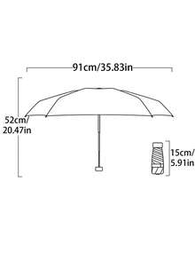 小折叠伞，迷你口袋防水便携式旅行伞，遮阳伞女士防晒紫外线太阳伞二合一迷你 60 折叠超轻紧凑，迷你旅行伞，晴天和雨天的小巧便携雨伞，遮阳防风，99% 防紫外线女士雨伞防雨防风 - 彩色 - 查看 9