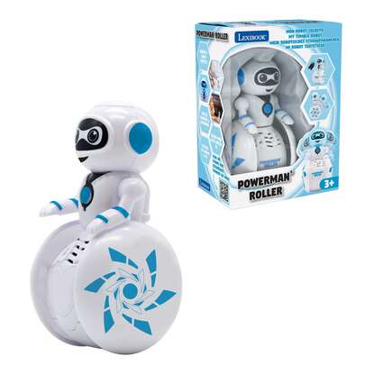 POWERMAN® Roller - Robot de una sola rueda perfectamente equilibrado con efectos de sonido y luz