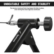 Bike Trainer - Fluid Stationary Bike Stand 26-29" & 700C Wheels - Auto Resistance Control Bike Trainer Stand Indoor Riding With Noiwqse Reduction Wheel Road Bikes