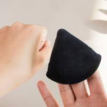 mik&joe 10pcs/Set Powder Puff, 5pcs Large Powder Puffs & 5pcs Mini Powder Puffs, Made Of Ultra Soft Velvet For Contouring, Eyes And Corners, Powder Foundation Mixing Container.