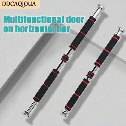 DDCAQIOUA Barra per fitness domestico, attrezzatura speciale per il fitness sportivo, per esercitare la forza delle spalle, facile da trasportare, facile da installare, adatta per gli appassionati di fitness