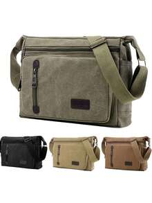 复古斜挎包，带可调节肩带 - 休闲户外斜挎包，个性化风格，易于护理，适合徒步旅行和日常使用 2000 年代风格的街头服饰