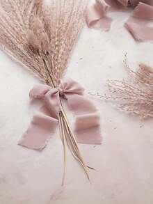 Fita de seda chiffon feita à mão, 4x500 cm, adequada para casamentos, banquetes, presentes, artesanato e atividades decorativas, meio ambiente, festivais, festas e embalagens para presentes de fim de ano, decoração de casa.