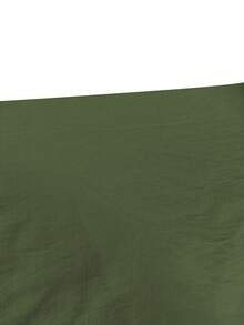 Plus Size Casual Polo Collar Cardigan, Solid Color Elegant Blouse Top, Paired With Soft Elastic Waist Loose Pants, Two Pieces Set, Suitable For Holiday, Commute, Spring/Summer/Autumn