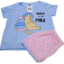 Pijama Feminino Curto Adulto - Multicolorido - Visão 5