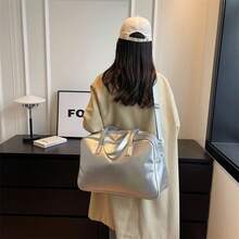 Women Shoulder Bags - 銀色 - 查看 4