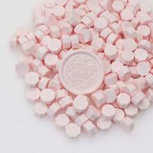 100 件/袋红色系列蜡封珠，八角形，用于信封密封、婚礼请柬、礼品包装 - 彩色 - 查看 17