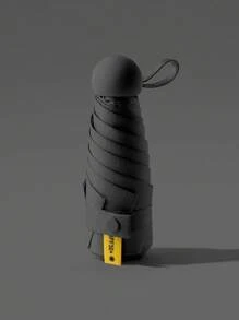 Compact UV-Blocking Mini Umbrella, Capsule Design - Portable & Durable, 6-Rib Fiberglass Structure, Manual Open, Includes Protective Vinyl Case - Ideal For Travel & Unpredictable Weather, Windproof & Rainy Gear | Cute Umbrella Design | Suitable For Travel, Small Umbrella, Pocket Umbrella, Mini Umbrella, Waterproof, UV-Protection, Multipurpose Umbrella, Portable Travel Umbrella