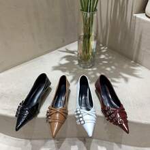 Women Pumps - 酒紅色 - 查看 7