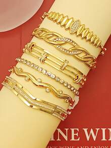 أساور مطلية بالذهب للسيدات لا تشحب أبداً