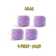 1Roll Multicolor Ice Strip Yarn 100g, 8mm Thick - Soft And Chunky Chenille Yarn, Fluffy Thread Knitting Chenille Yarn, Ideal For DIY Knitting & Crochet Projects Like Scarves, Slippers