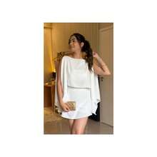 Women's 3-Piece Set Total Elegance – Top + Blouse + Skirt - ANNY - 白色 - 查看 2