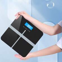 Dispositivo de pérdida de peso con pantalla LED, báscula corporal inteligente con carga USB, báscula electrónica de precisión para adultos en el hogar, la oficina y el baño, decoración para el hogar, decoración de otoño, de vuelta a la escuela