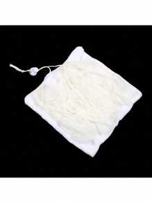 1 件装白色香皂沐浴球全新沐浴球泡沫丰富皂液保持力二合一沐浴球 - 彩色 - 查看 9