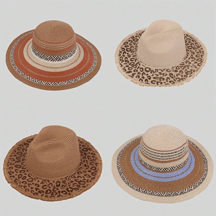 Sports Cap - Patrón de color rojo anaranjado - Ver 1