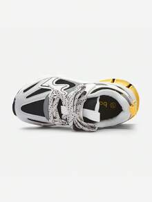 Balabala Girls' Running Shoes, 2024 Autumn New Breathable And Anti-Slip Sneakers, Retro Style - Grey - View 3