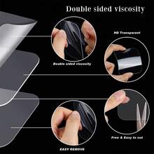 10-100PCS Strong Nano Double-Sided Tape Waterproof Square Transparent Traceless Wall Stickers For Wall Hanging, DIY Craft Home Office, Decoration, Household Necessities Holiday Gifts