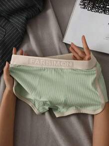 3pcs Men's Fashion Waist Band Elastic Soft Breathable Comfortable Boxer Briefs