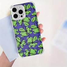 Funda para teléfono con diseño de flores y grafiti. Compatible con 14 Pro, 16, 11, 15 Plus, 13, XS y 12. - Colores mixtos 1 - Ver 1