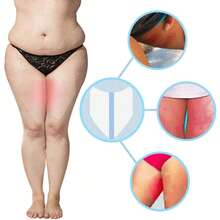 10/40pcs Invisible Thigh Inner Anti Chafing Stickers,Anti-Chafing Thigh Bands,Thigh Tapes Chafe,Transparent Protection Skin Patches For Women's Inner Thighs And Calves For Comfort And Protection - Transparent - View 2