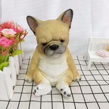 Lovely Resin Dog Figurine, Home Decor Ornament, Holiday Gift, Crafts, Dog Statue For Living Room