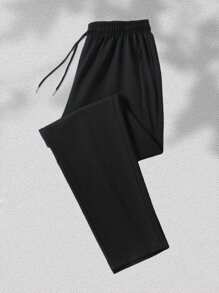 4-Piece Set Of Men's Casual Sweatpants With Elasticized Waistband, Drawstring And Pocket Pattern. Suitable For Outdoor Sports. Ideal Gift For Your Boyfriend