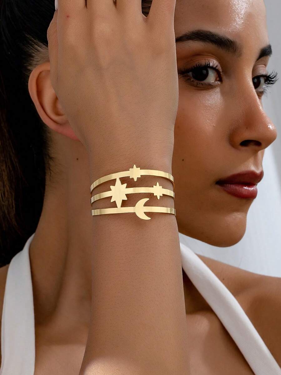 1 Stück minimalistischer, modischer und vielseitiger Seestern Armband, ozeanischer Stil