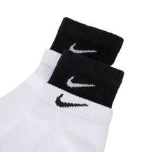 Nike Unisex Casual Cushioned Everyday Plus Sports Socks, DH4058 - Black/White - View 5